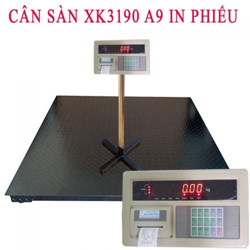 Cân sàn điện tử  XK3190 A9 in phiếu